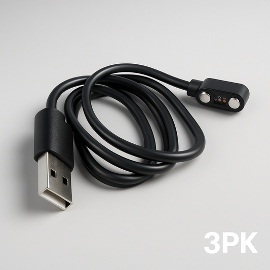 Magnetic USB Charging Cable for Purity Air Open Ear Headphones 3 Pack