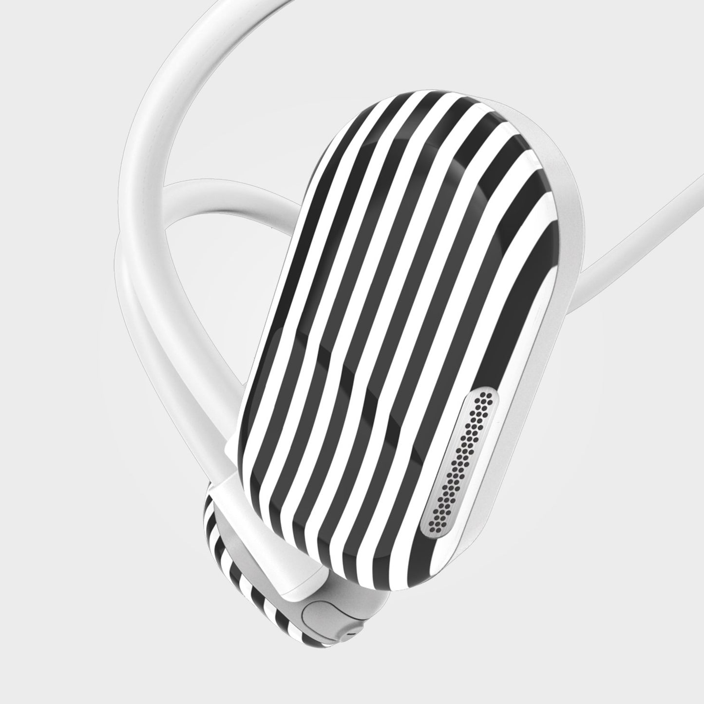 Purity Air Open Ear Headphones - Black And White Stripes