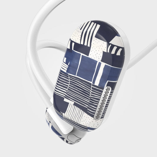 Purity Air Open Ear Headphones - Shapes of Blue