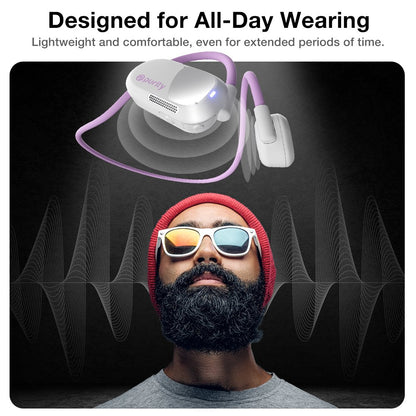Purity Air Open Ear Headphones - Lilac / White