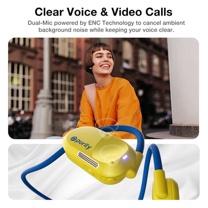 Purity Air Open Ear Headphones - Yellow/Blue