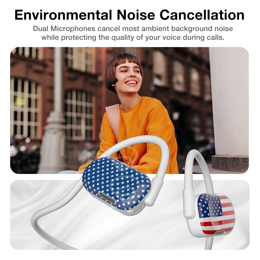 Purity Air Open Ear Headphones - US Flag / Star