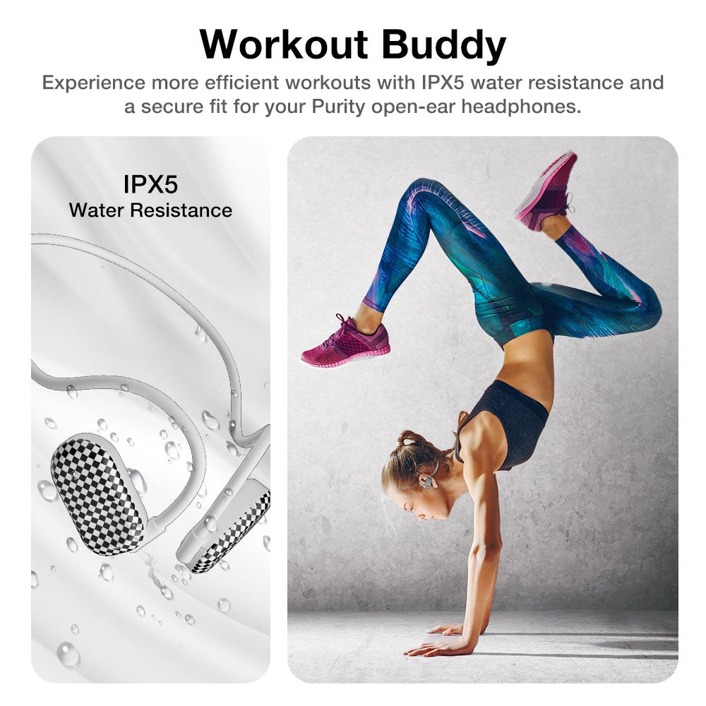 Purity Air Open Ear Headphones - Checkerboard